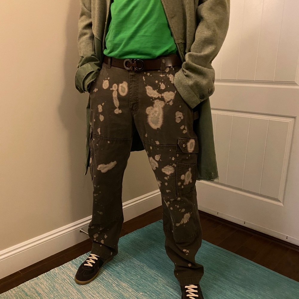 Acid Stained Vintage Carhartt Pants - Picture 1 of 11